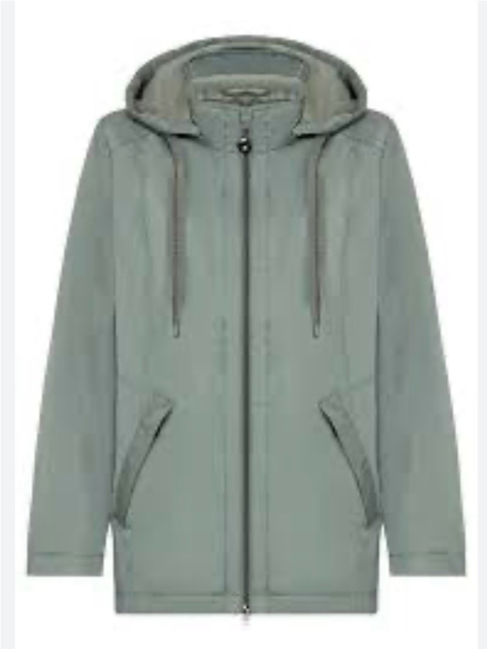 Olsen Sage Green Windbreaker with hood   size 12. BNWT